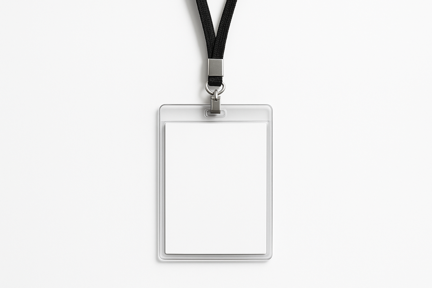 ID Tag with Lanyard - Front View