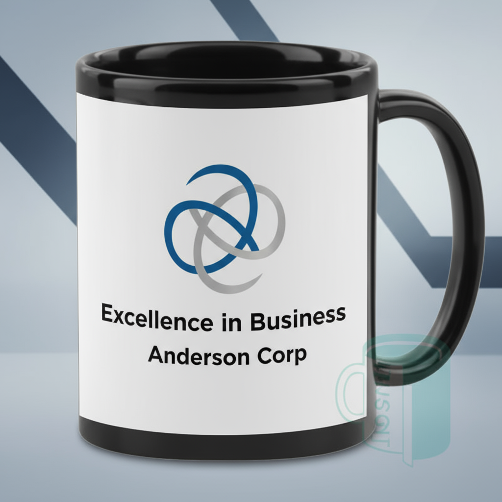 Black Patch Coffee Mugs 11oz | Custom Photo & Name Printing | Premium Gifts SA