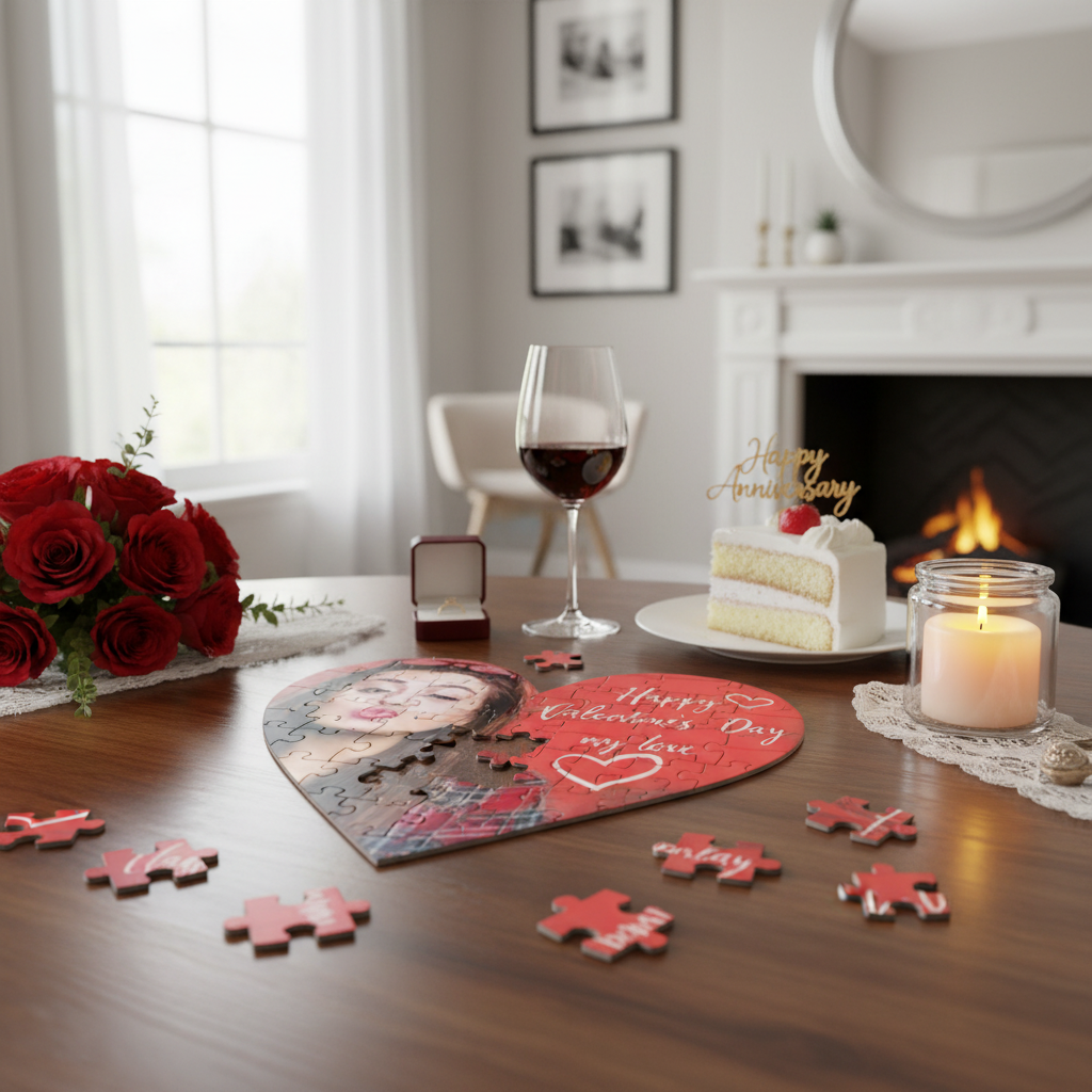 Romantic anniversary celebration