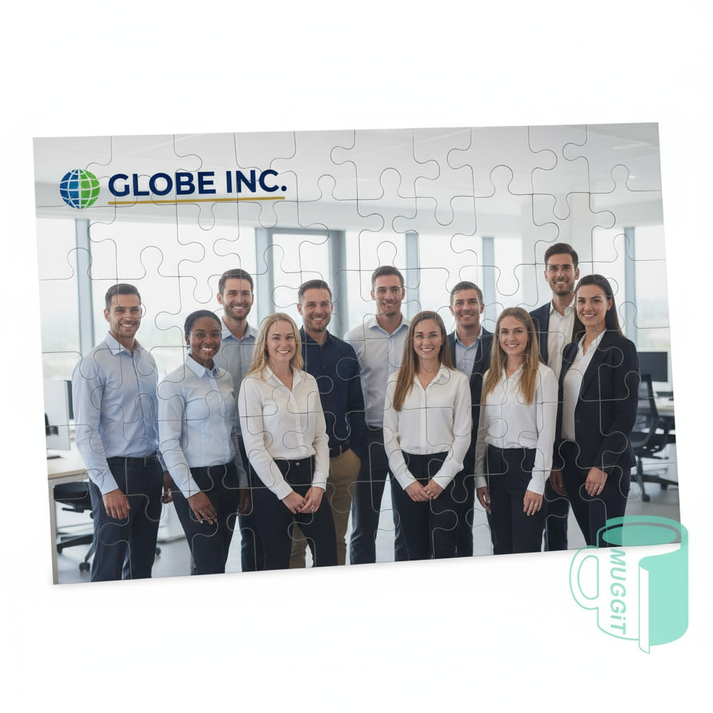 Personalized 60-Piece European Cardboard Puzzle - Custom Photo & Name Gift