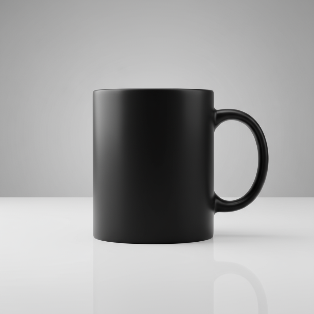 Personalized Magic Black Color-Changing Mug - Custom Photo & Name - 11oz Heat-Sensitive