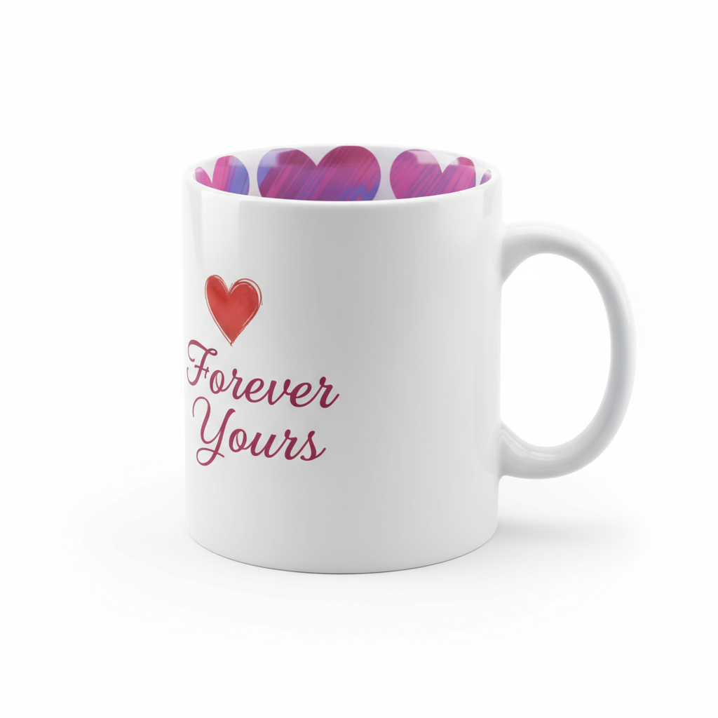 'I Love You' Coffee Mugs 11oz | Custom Photo & Name Printing | Romantic Gifts SA