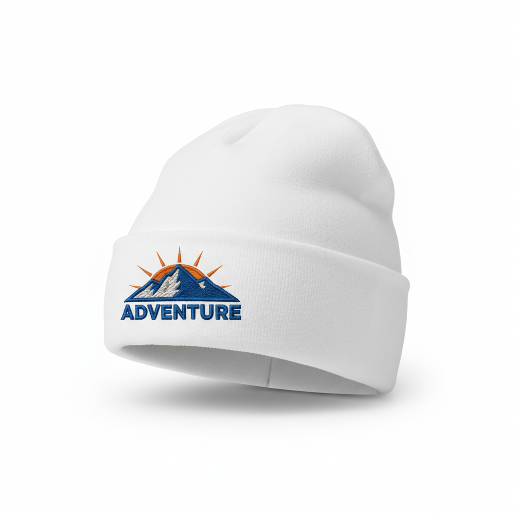 Personalized Kids Fleece Beanie - Custom Name & Logo Winter Hat