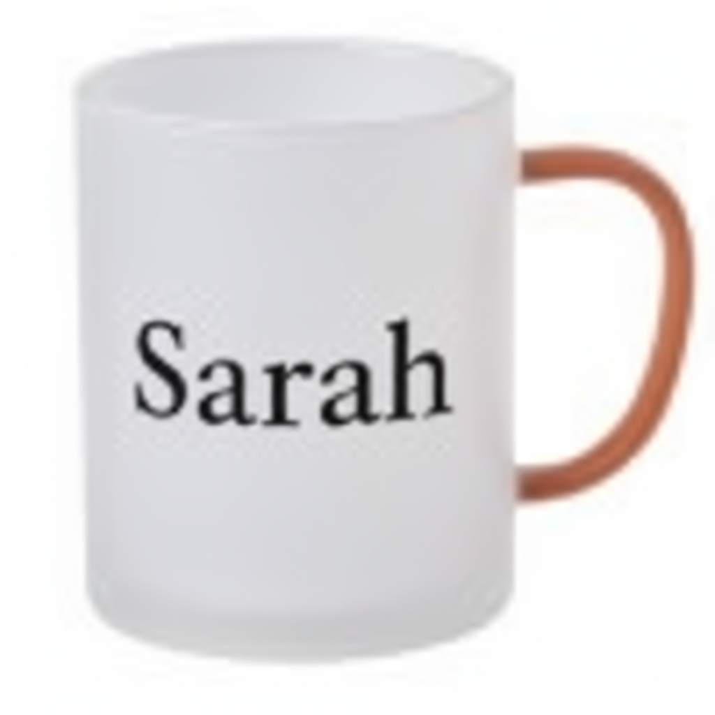 Custom Frosted Glass Mugs 13oz - Personalized Corporate & Wedding Drinkware | Elegant Matte Finish | Made in South Africa
