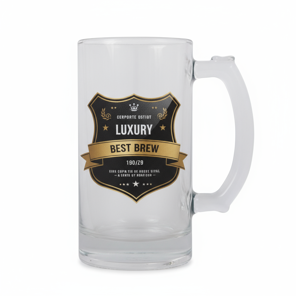 Custom Classic Beer Mugs 16oz - Personalized Photo & Logo Printing | Pubs, Breweries, Corporate & Groomsmen | Made in South Africa