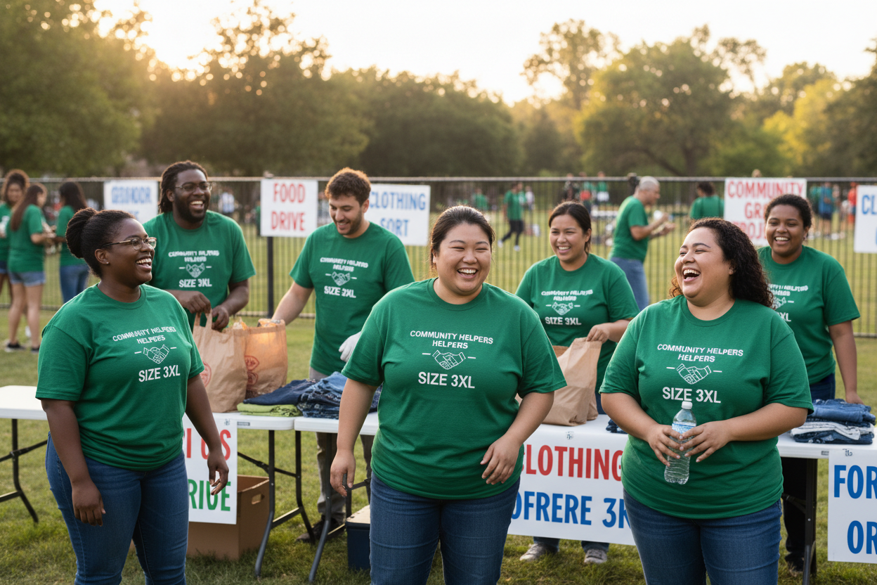 3XL Charity Event Group Lifestyle