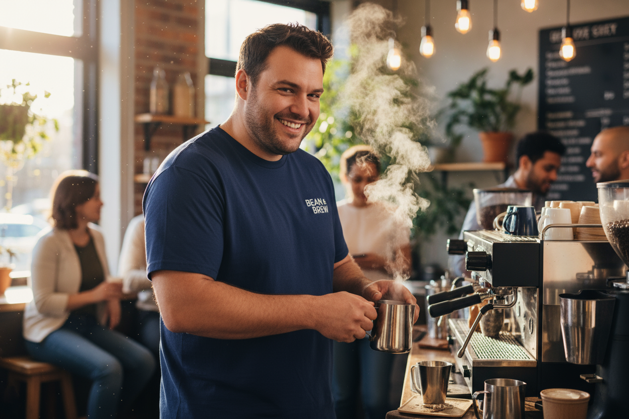 3XL Coffee Shop Navy