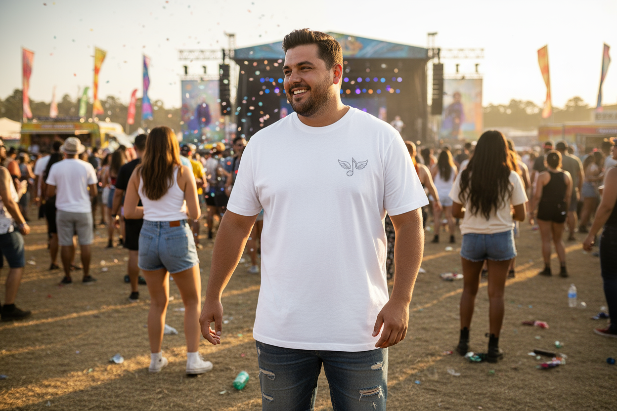 3XL Music Festival White