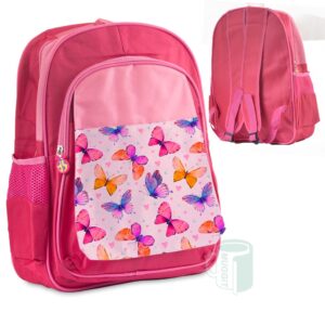Personalized Kids Sublimation Backpack - Custom Photo & Name School Bag
