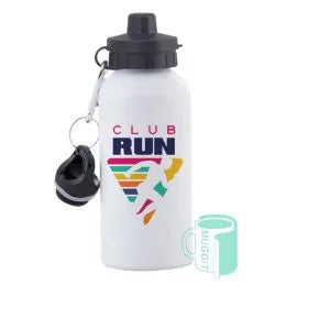 Aluminum Sports Bottles Silver & White 600ml/650ml | Custom Logo Printing | Wellness Gifts SA