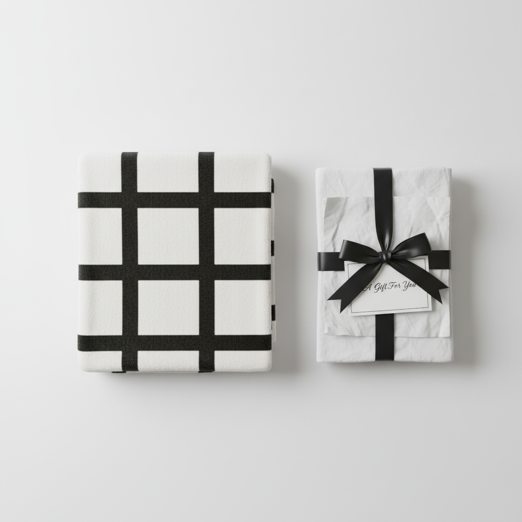 Blanket with Gift Wrapping