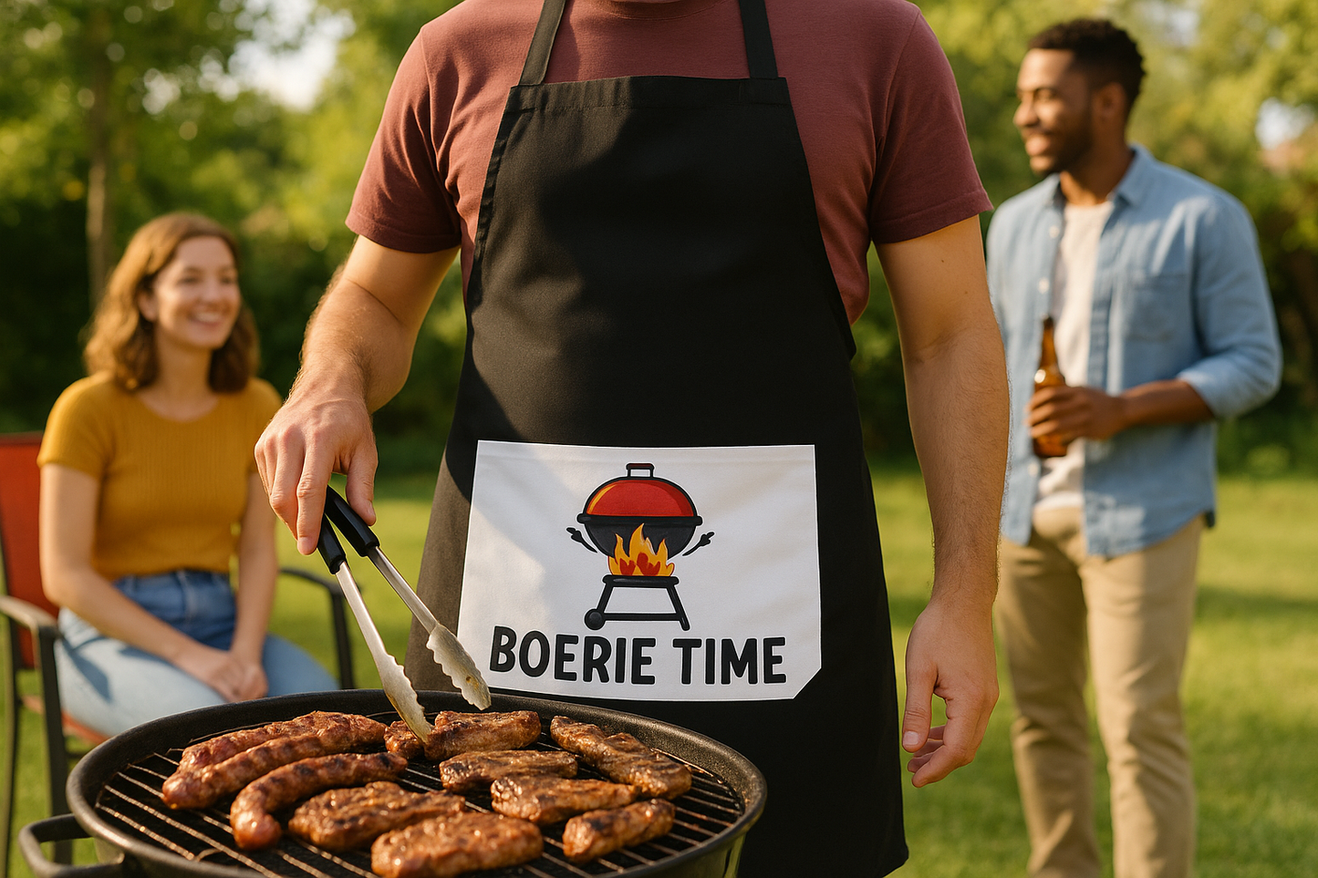 Braai Full Apron Lifestyle