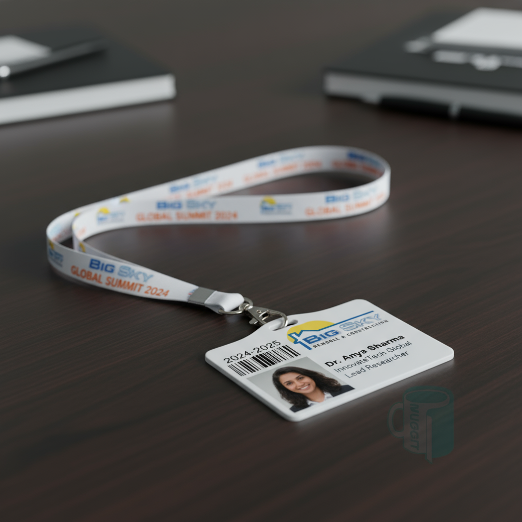 Conference event credential badge
