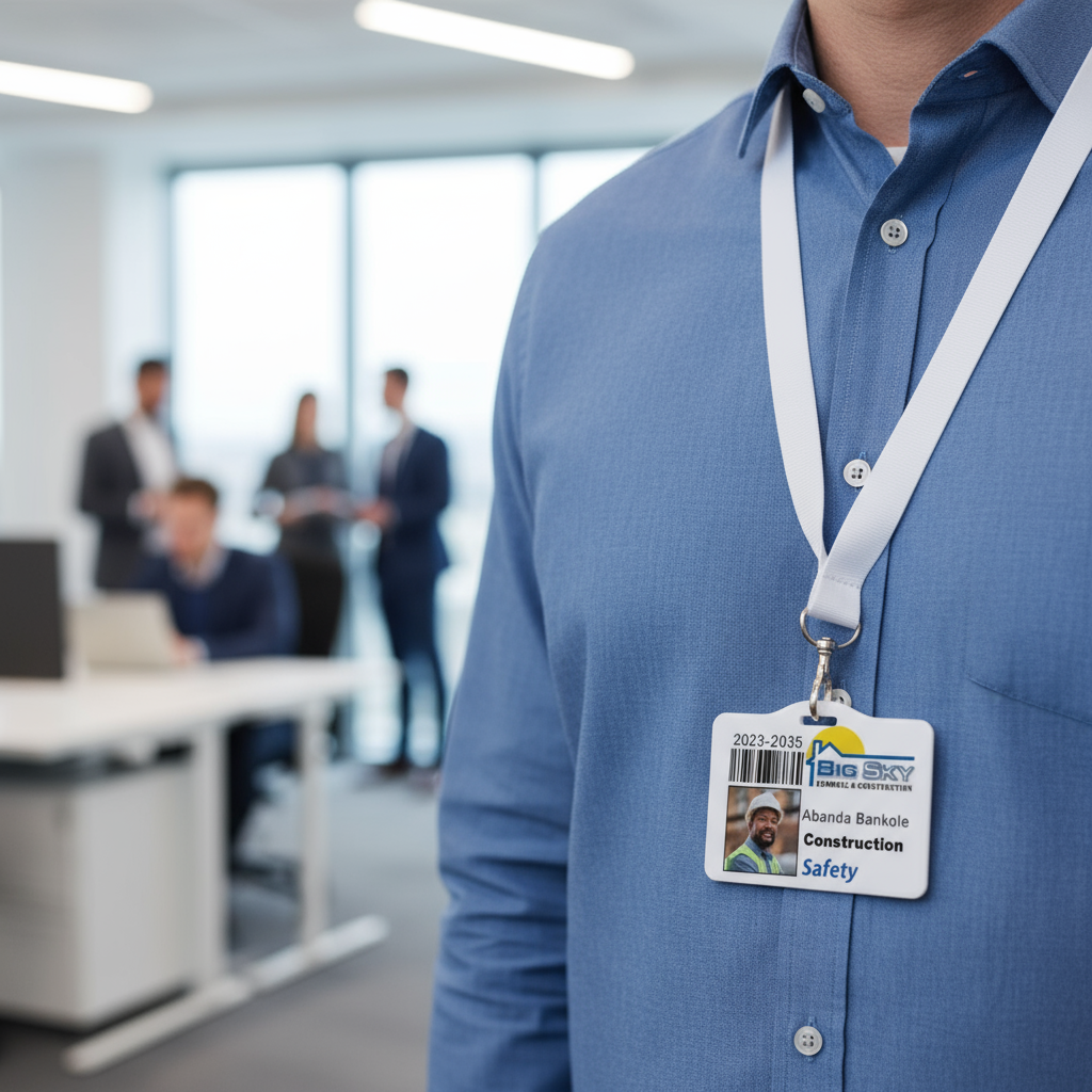 Corporate employee ID badge