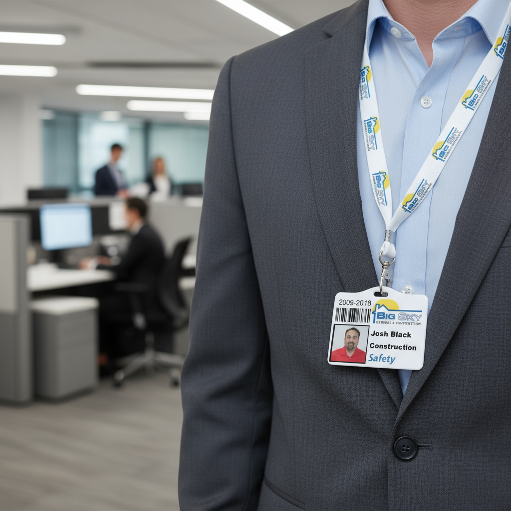 Corporate employee ID badge