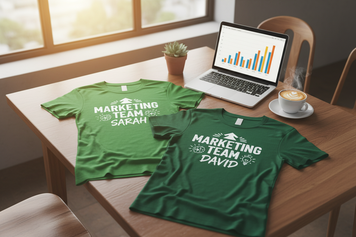 Custom T-Shirts Lifestyle Photography