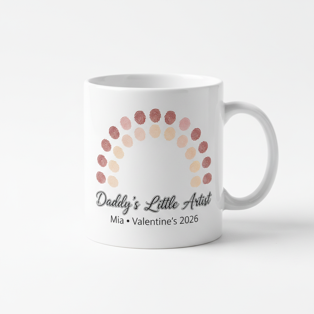Daddy's Little Artist Mug
