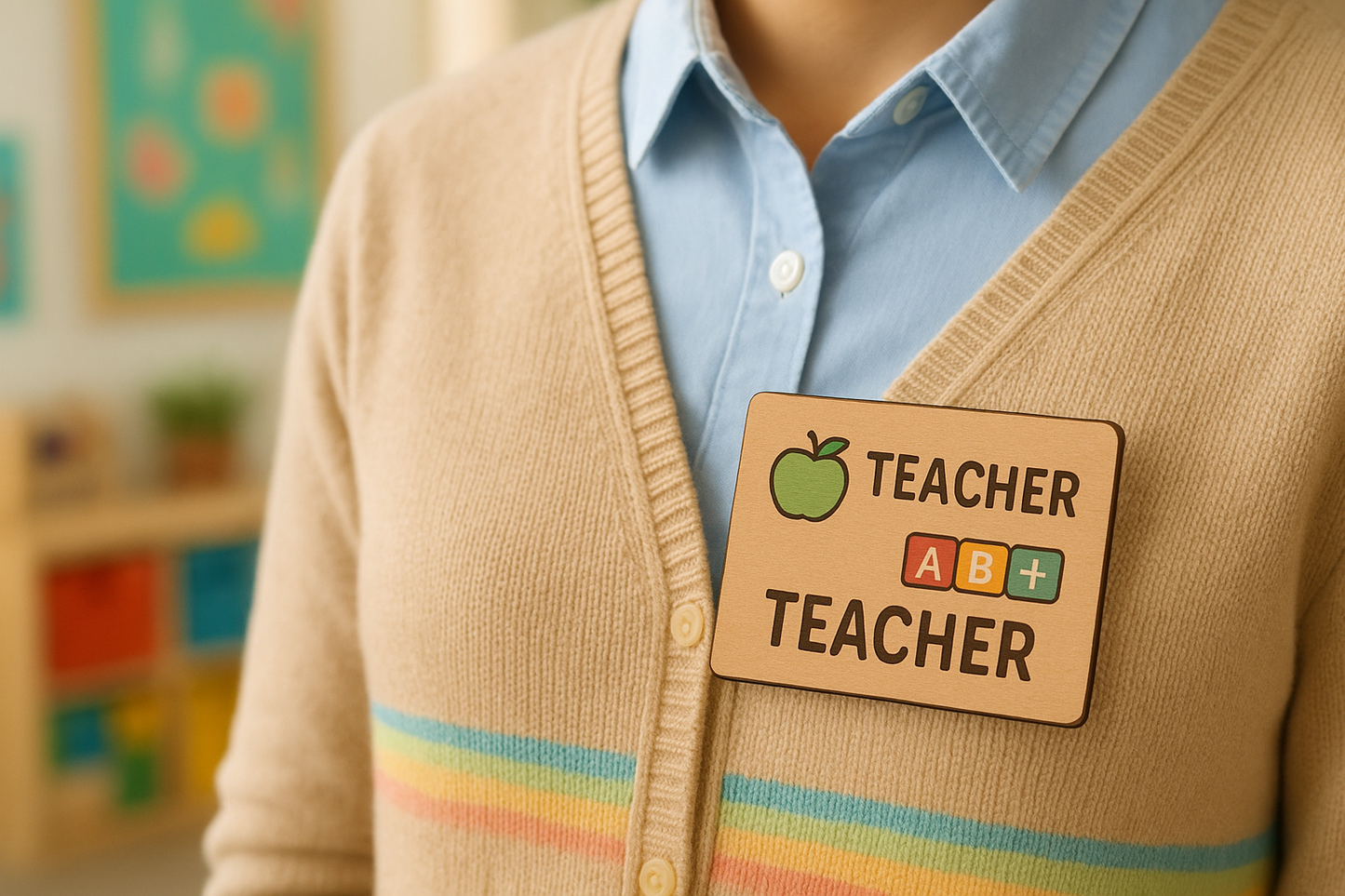 Education Daycare Staff Badge