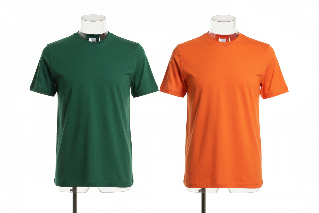 Emerald and Orange T-Shirts