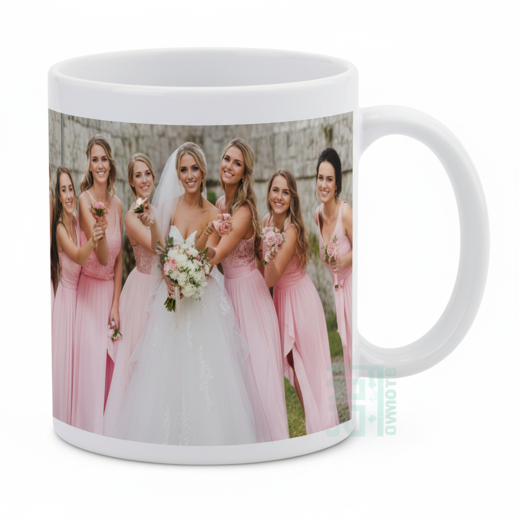 Enhanced wedding party sublimation mug