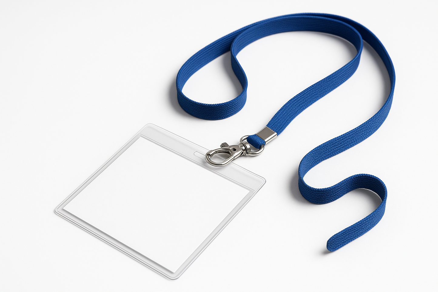 ID Tag with Lanyard - Angled View