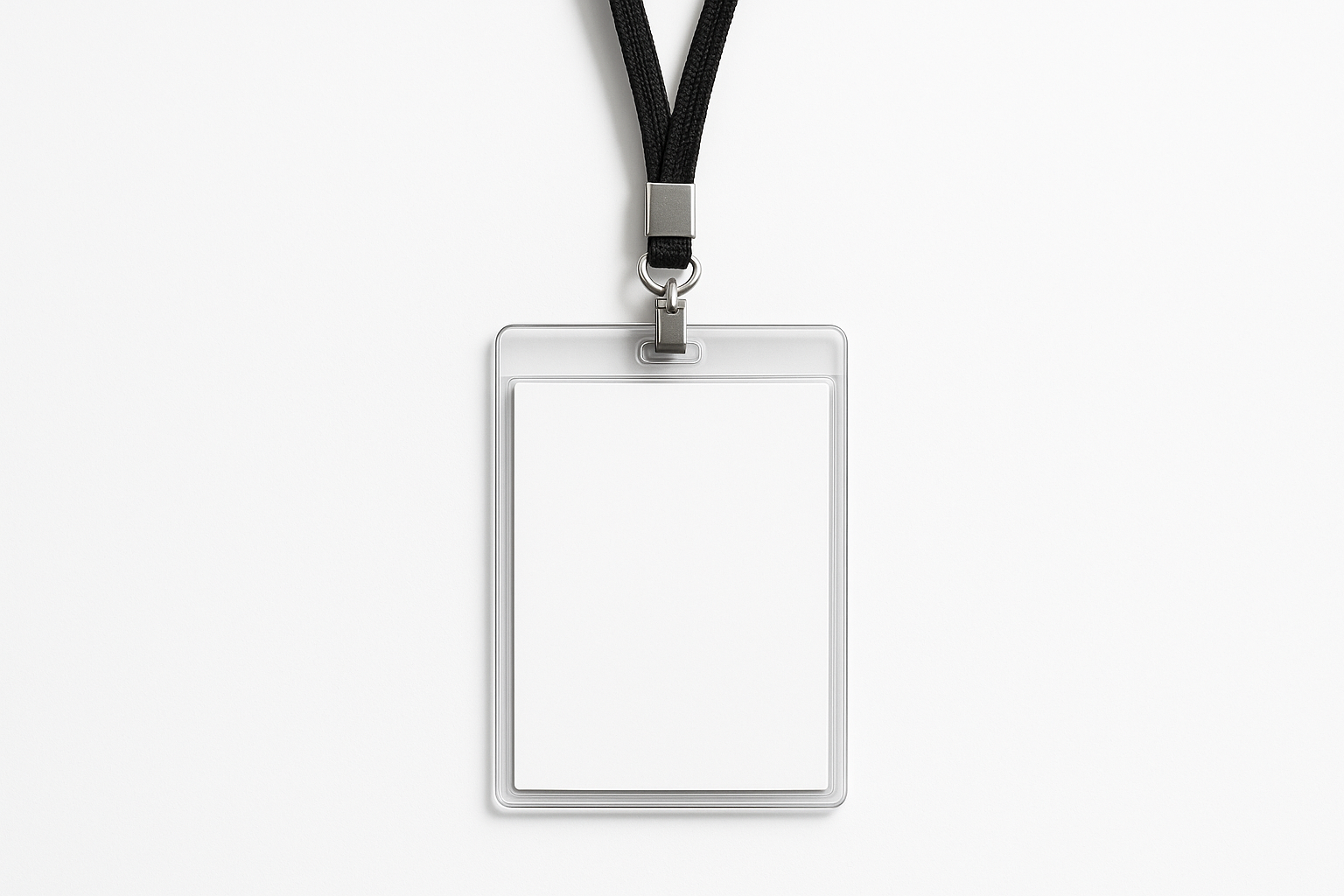 ID Tag with Lanyard - Front View