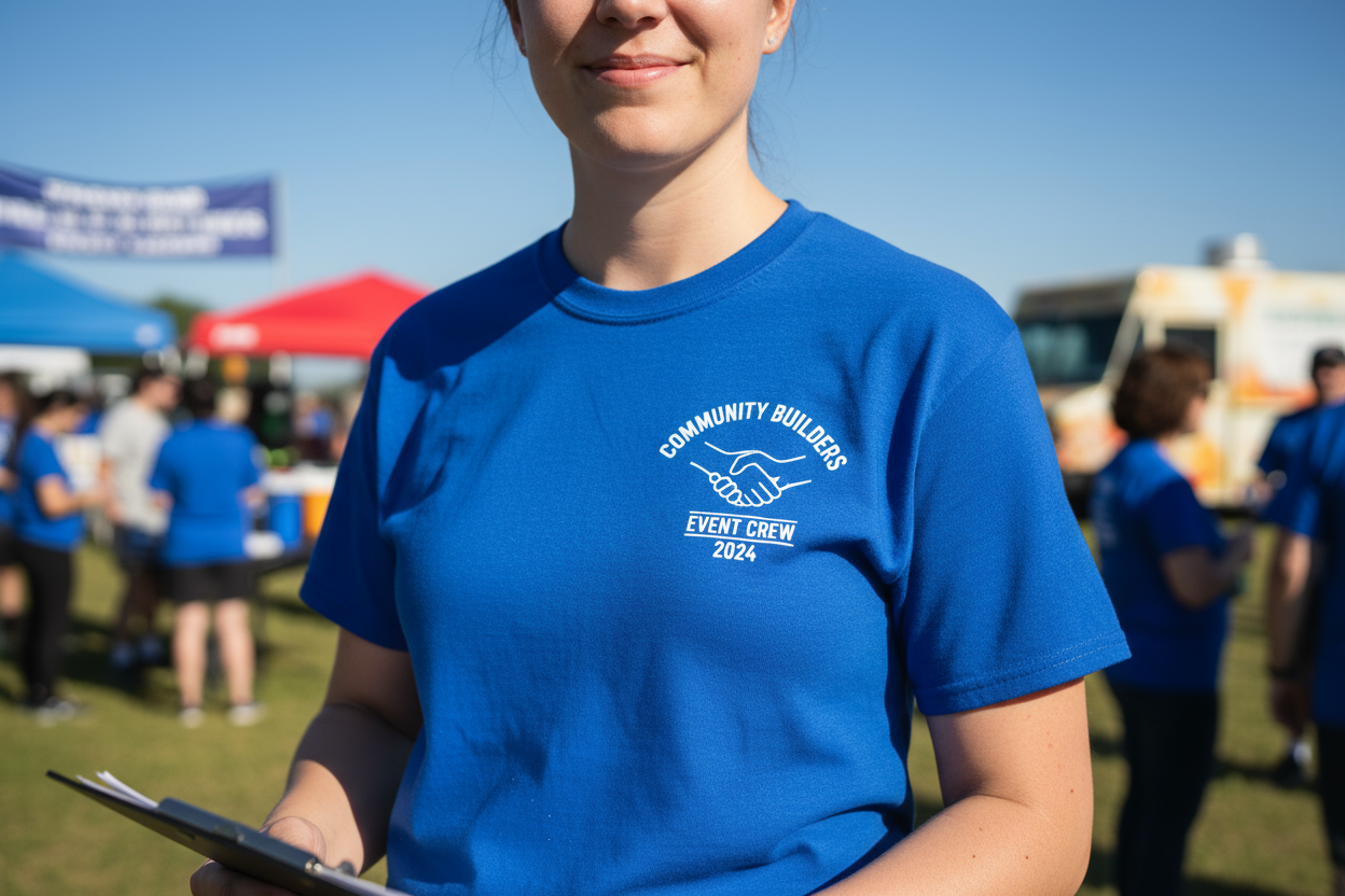 Royal Blue Volunteer T-Shirt