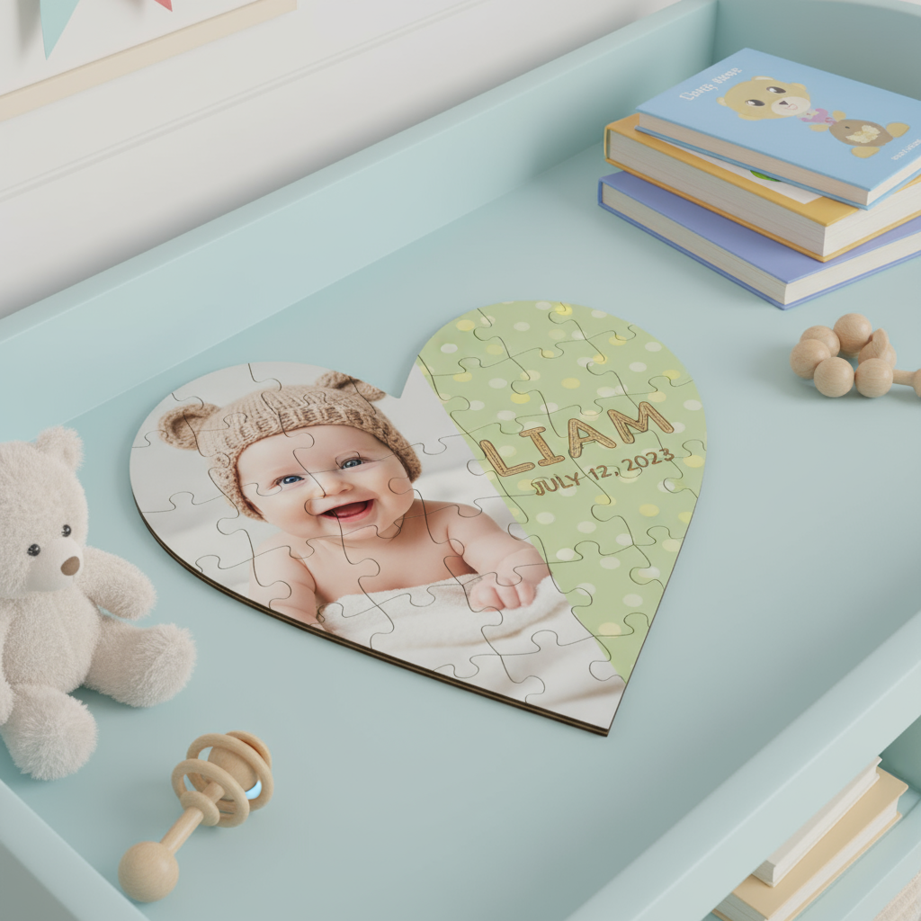 Baby photo nursery décor