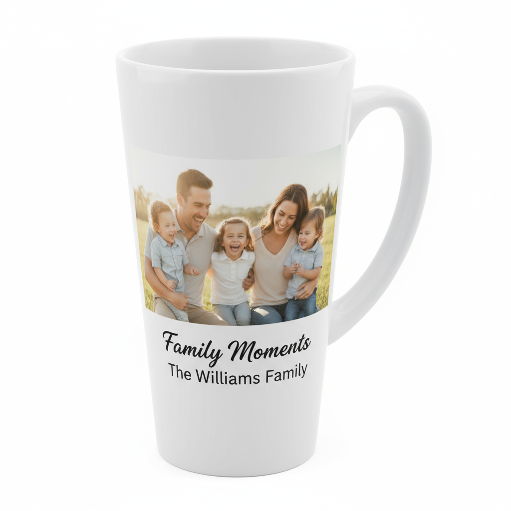 17oz Cone Coffee Mugs | Extra Large Custom Photo & Name Printing | Jumbo Gifts SA