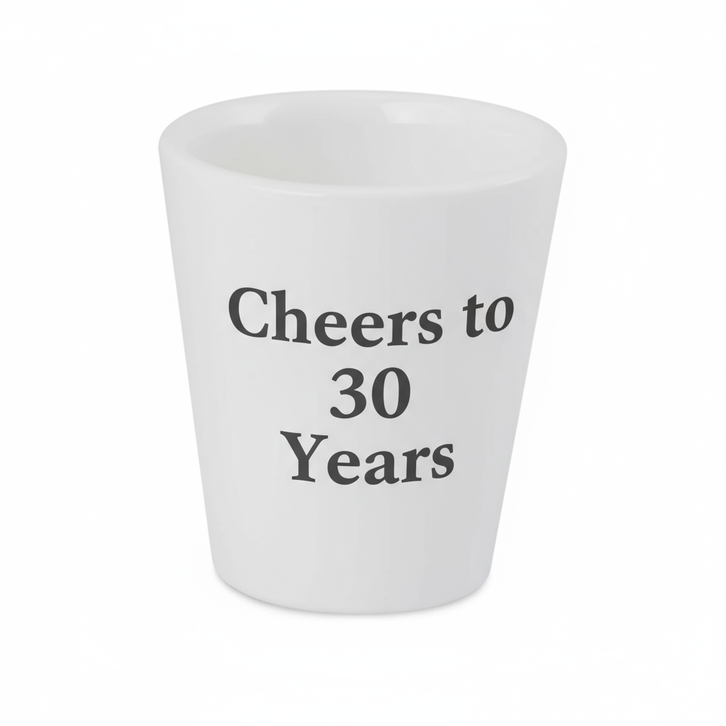 Ceramic Shot Glasses 2oz | Custom Photo & Logo Printing | Party Favors & Events