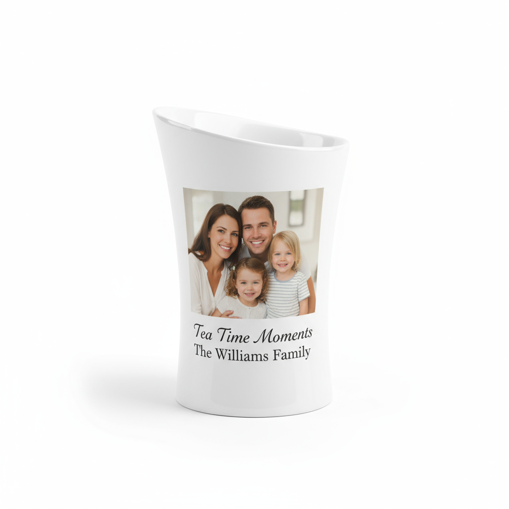 10oz Tea Mugs | Elegant Curved Lip | Custom Photo & Name Printing | Tea Lover Gifts SA