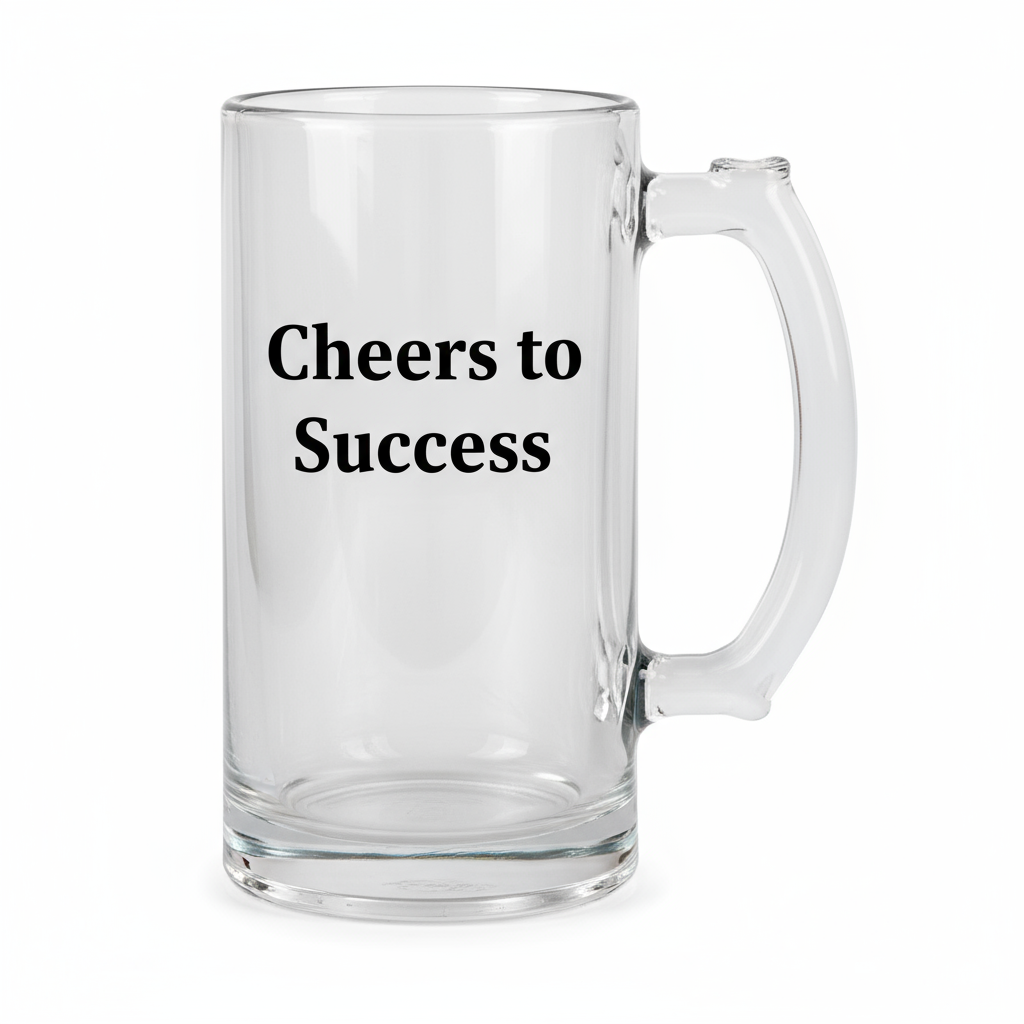 Custom Classic Beer Mugs 16oz - Personalized Photo & Logo Printing | Pubs, Breweries, Corporate & Groomsmen | Made in South Africa