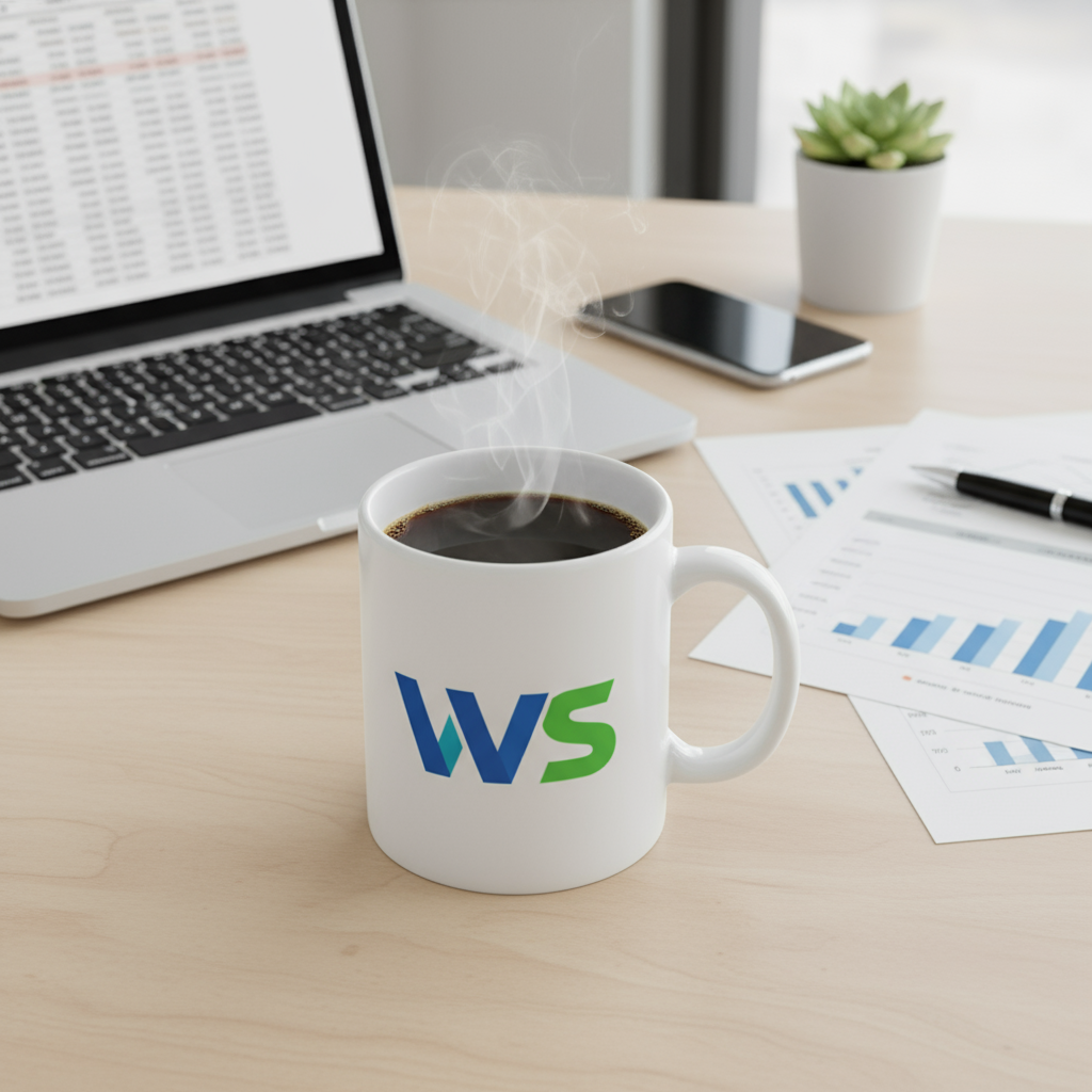 Lifestyle workspace shot