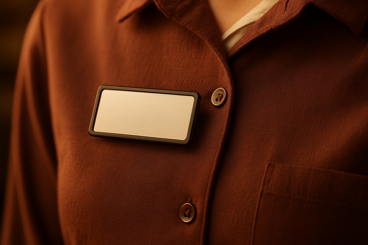 Hospitality Industry Name Badge