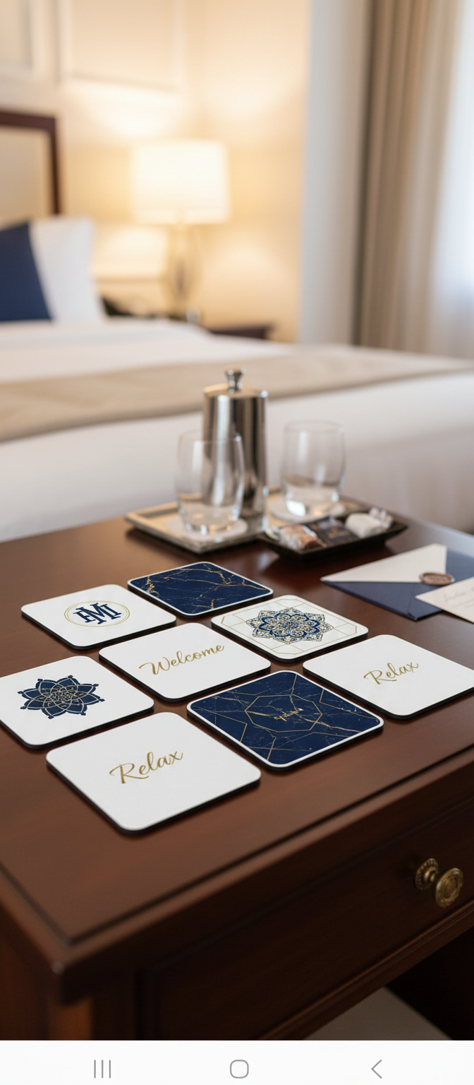 Hotel Collection - Navy & Gold Hospitality Set
