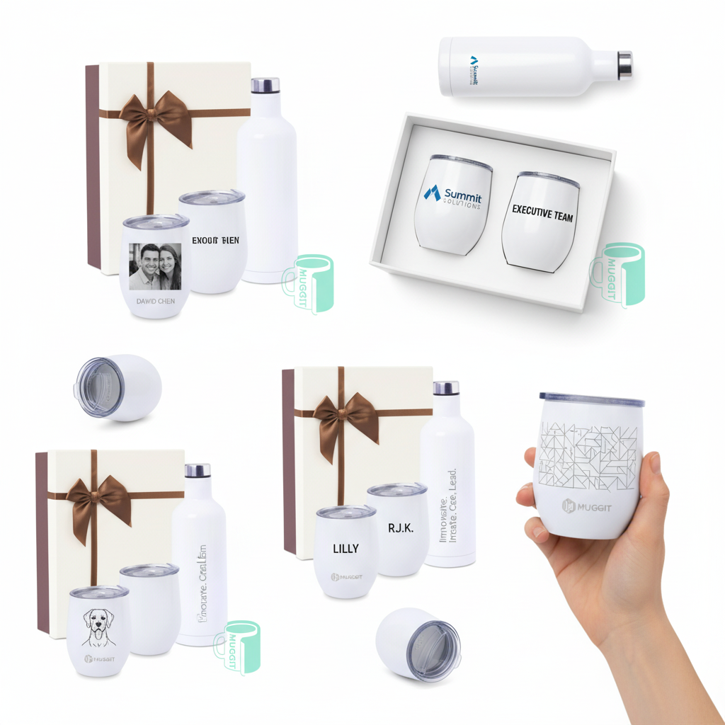 AAA-Grade Gift Set | 2 Wine Tumblers & Water Bottle | Executive Corporate Gifts SA