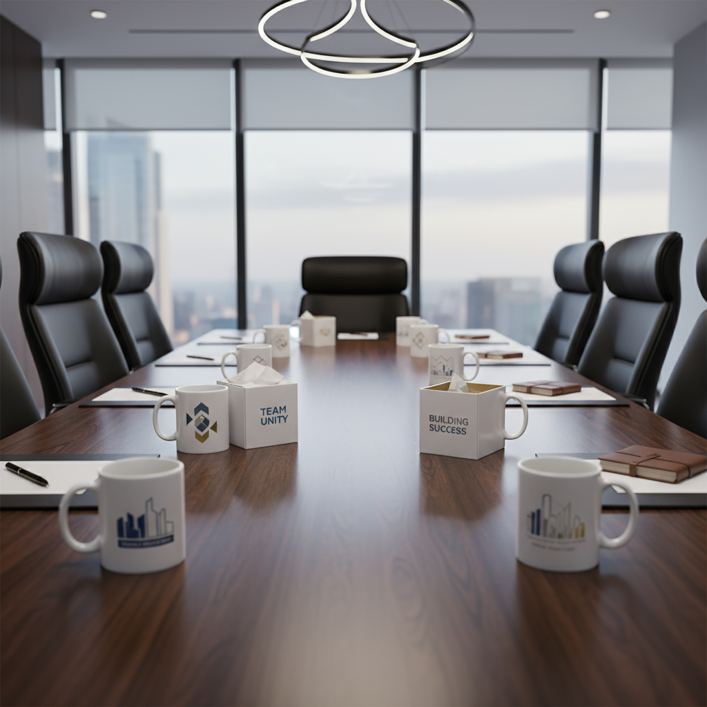 Luxury corporate meeting presentation