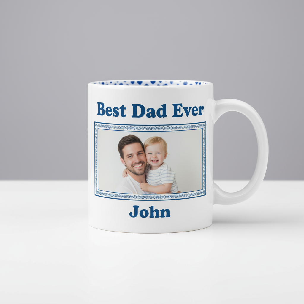 Father's Day Coffee Mugs 11oz | Custom Photo & Name Printing | Dad Gifts SA