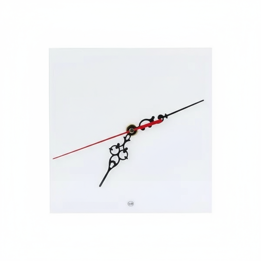 Professional front view of square sublimation clock