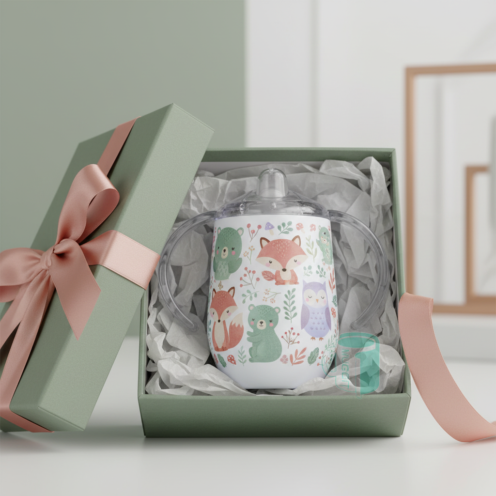 Woodland Creatures Gift Box Sippy Cup