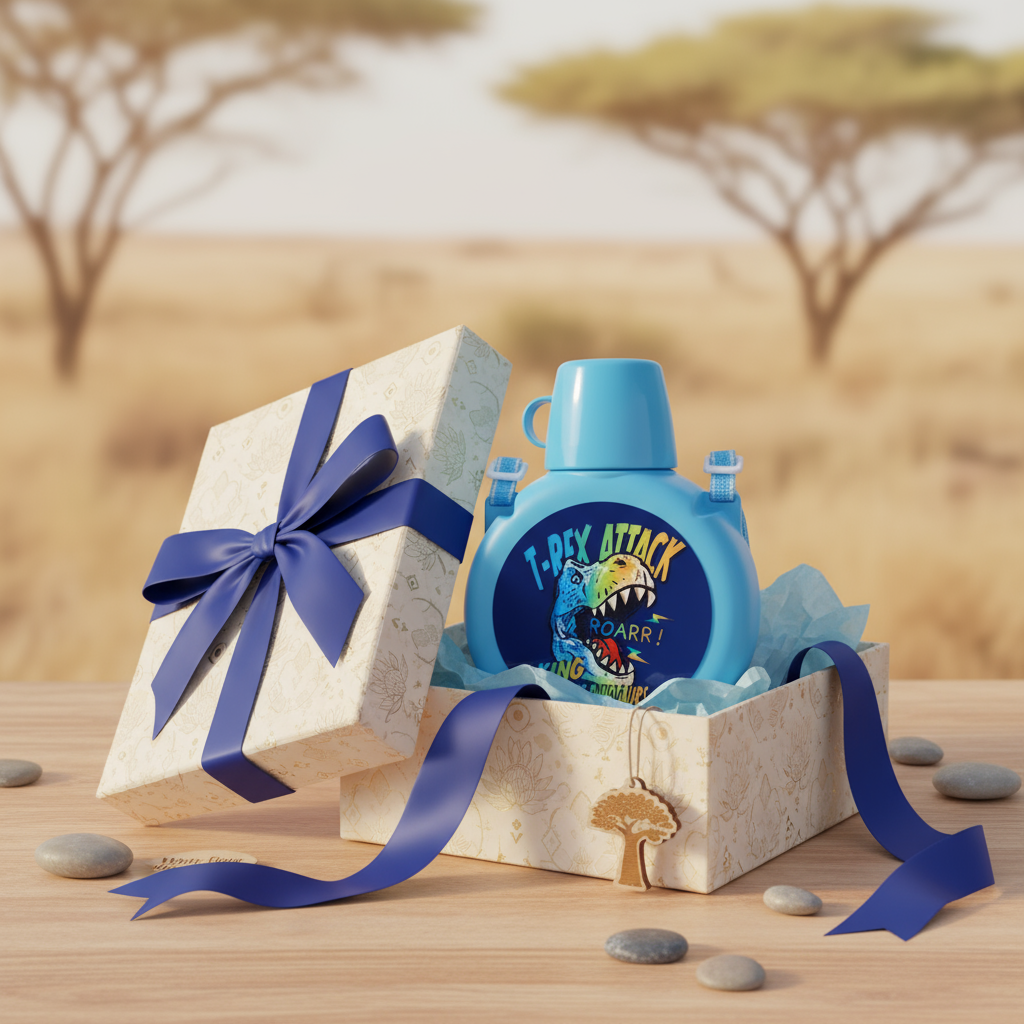 Gift presentation of kids water bottle