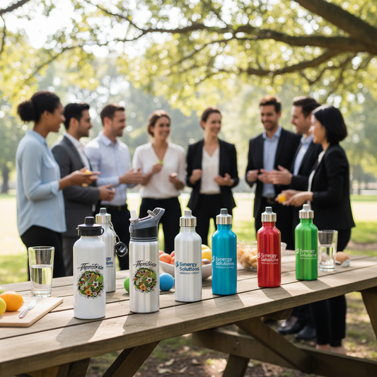 Team building event outdoors