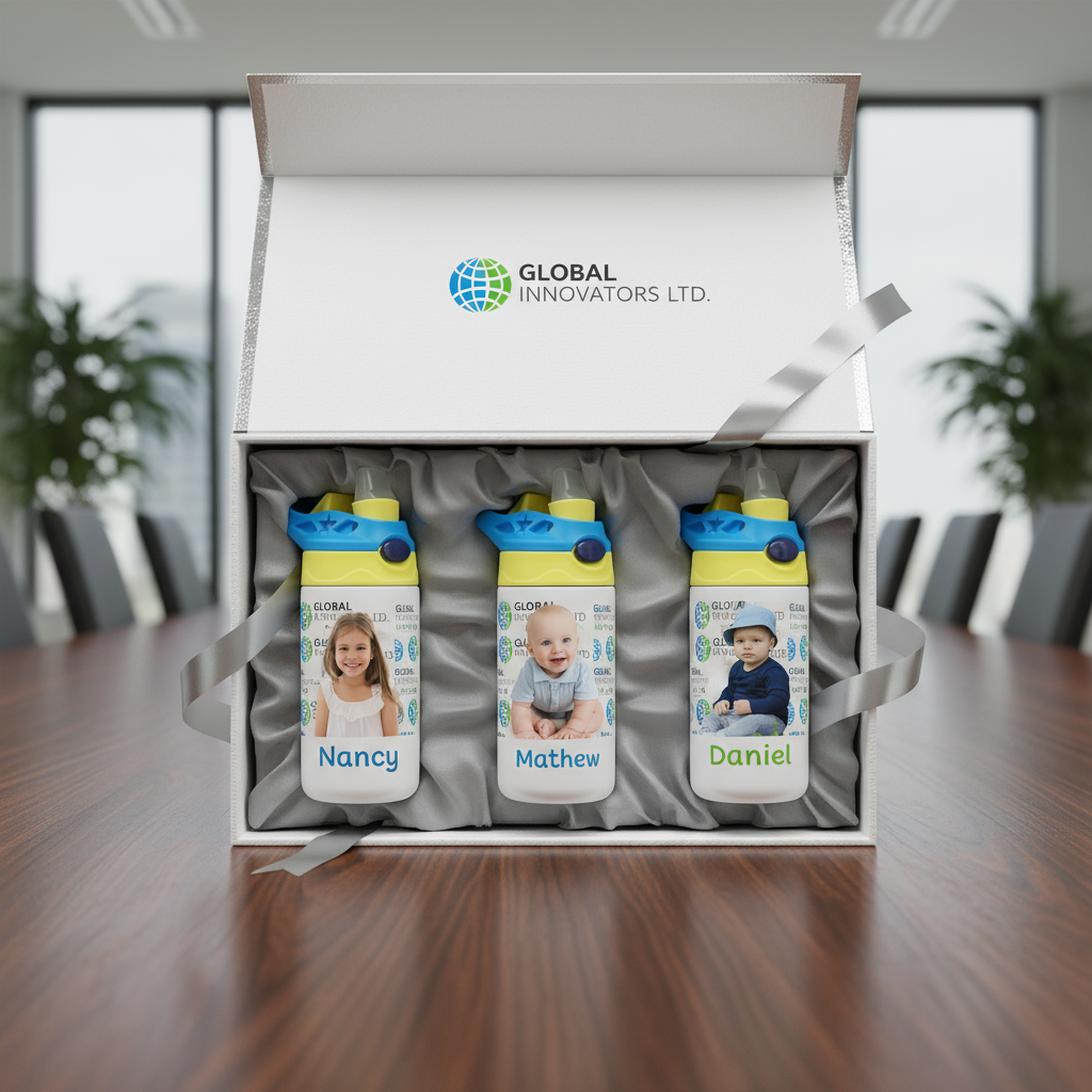 Personalized Kids Sippy Cup - Custom Full-Wrap Photo & Name Toddler Drinkware