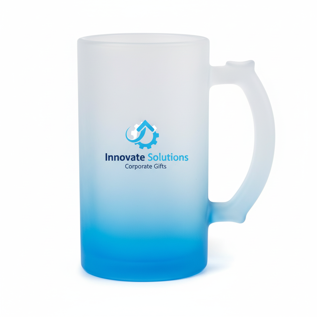 Custom Frosted Gradient Beer Mugs 16oz - Personalized Ombre Photo & Logo Printing | Pubs, Breweries & Groomsmen | Made in South Africa
