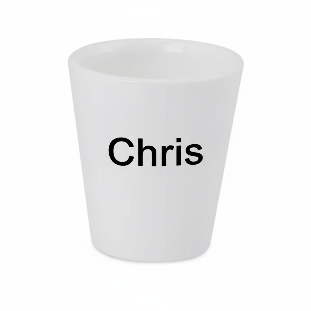Ceramic Shot Glasses 2oz | Custom Photo & Logo Printing | Party Favors & Events