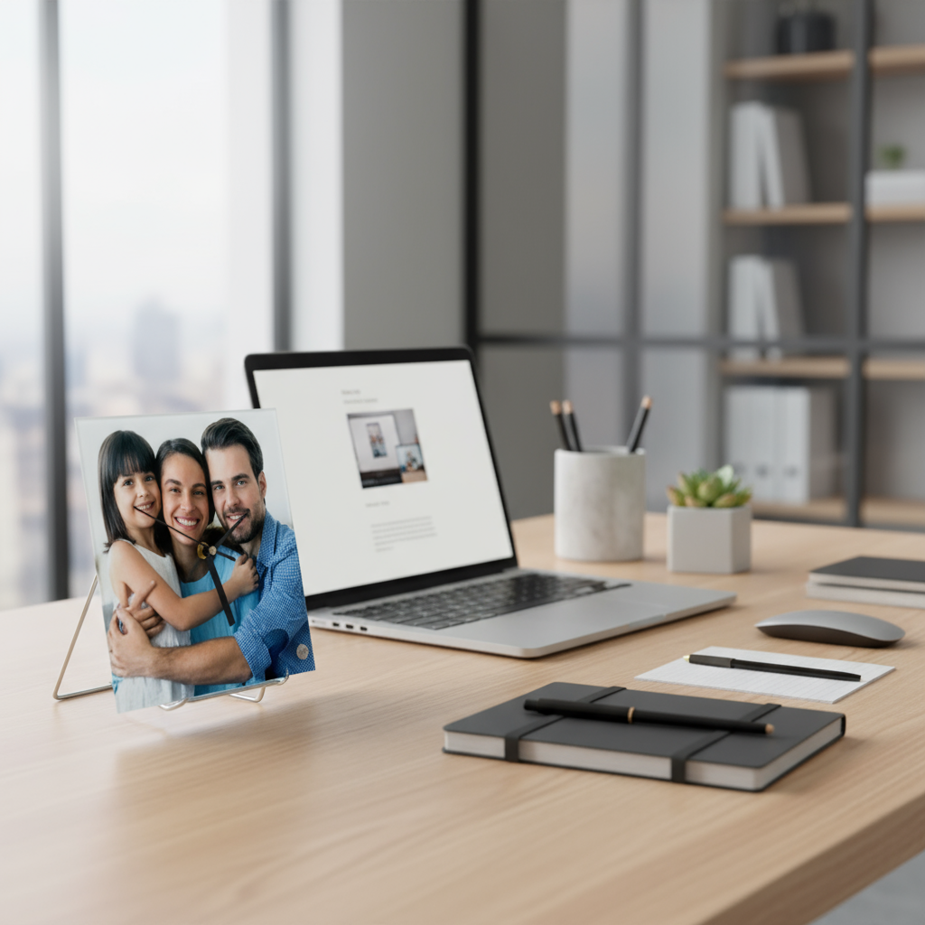 Executive desk lifestyle shot