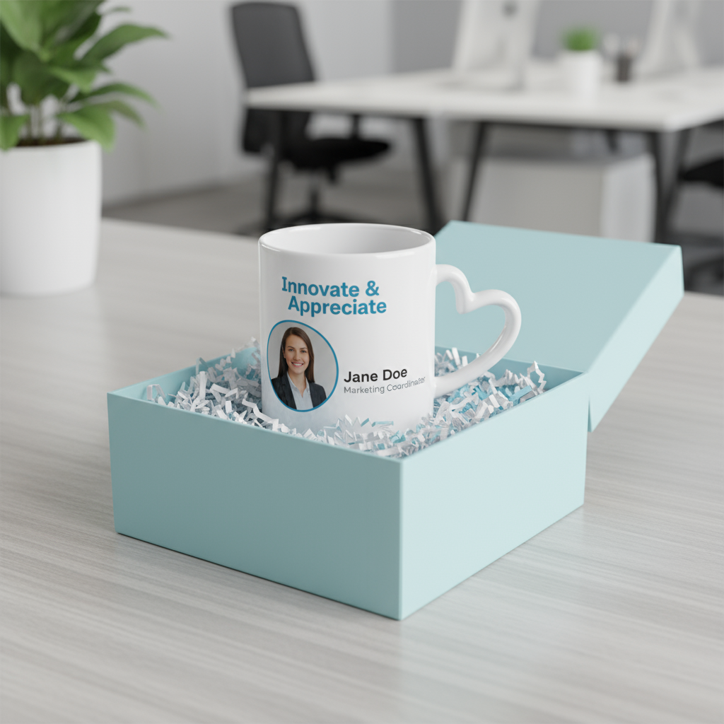 Heart handle design with personalization