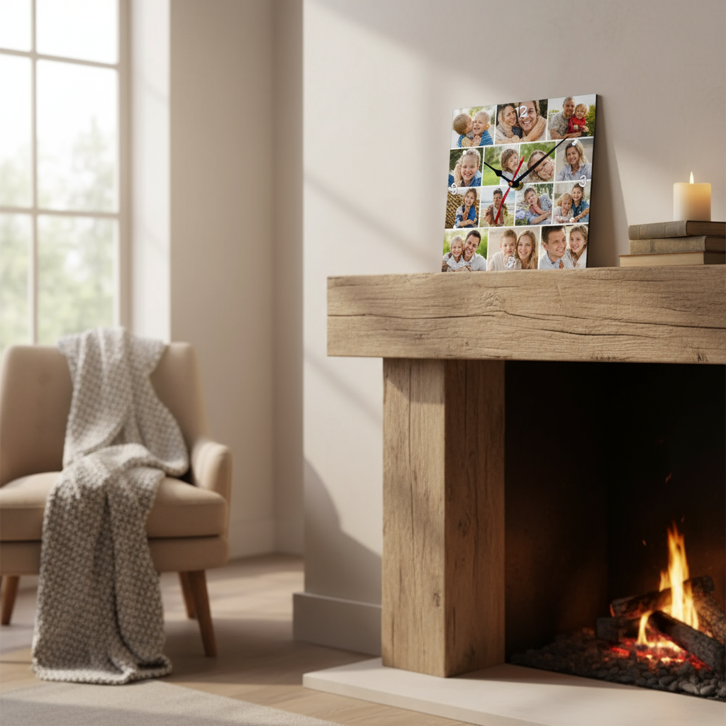 Home decor with family photos