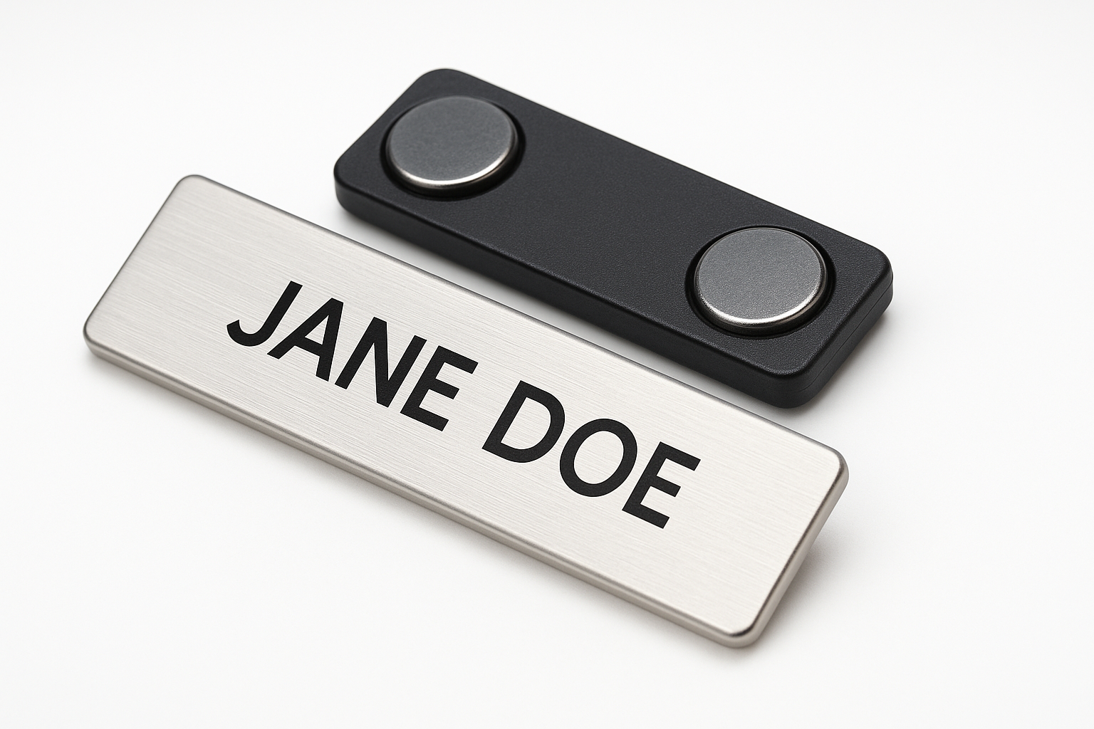 Magnetic Badge with Strong Backing