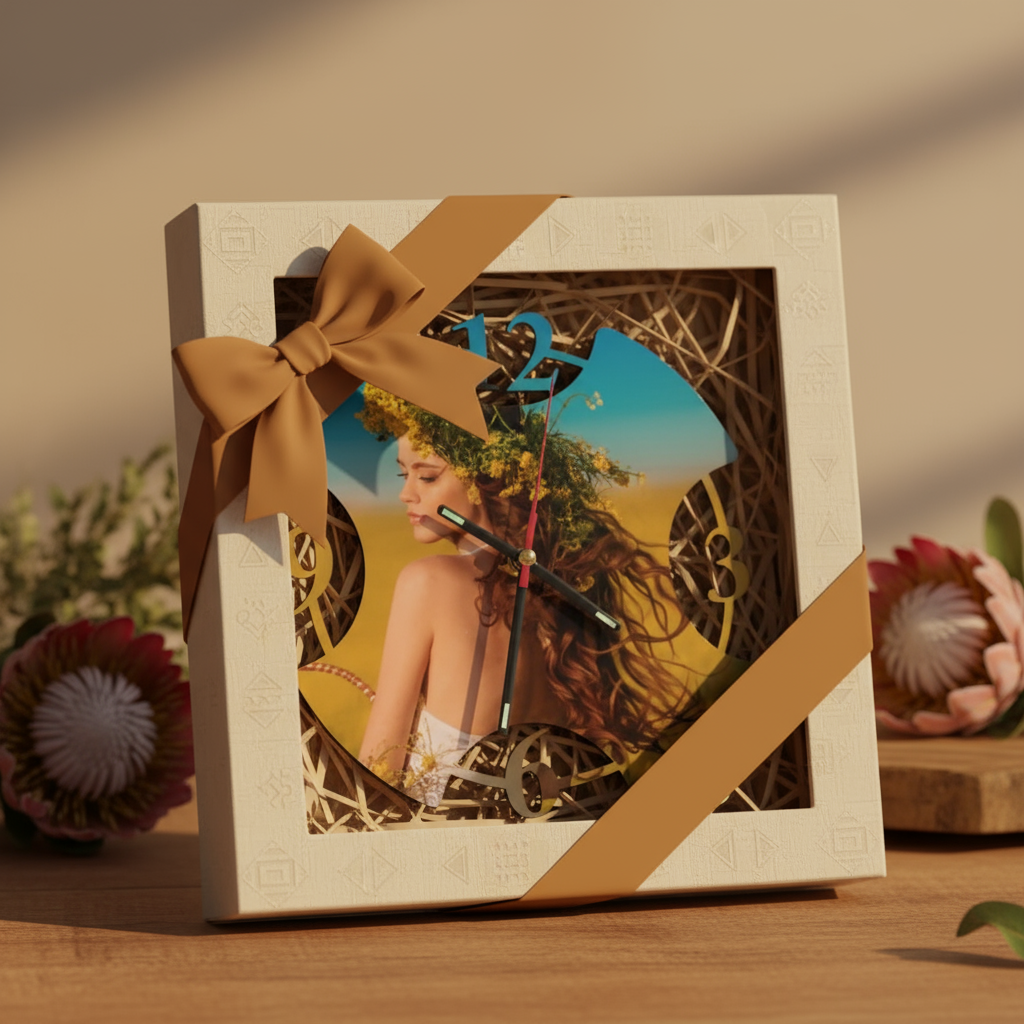 Gift presentation of decorative clock